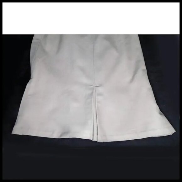 Vintage Pencil Skirt Pleated Mermaid Look, 50s Lightweight Wool - Picture 3 of 14